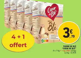 E.Leclerc FARINE DE BLÉ "CŒUR DE BLÉ" offre