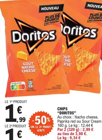 E.Leclerc CHIPS "DORITOS" offre