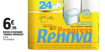 E.Leclerc PAPIER HYGIÉNIQUE "RENOVA PROGRESS" offre