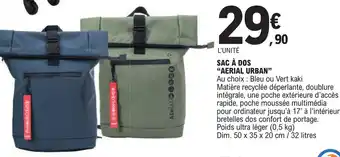 E.Leclerc SAC À DOS "AERIAL URBAN" offre
