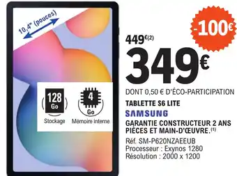 E.Leclerc TABLETTE S6 LITE offre