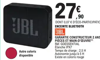 E.Leclerc ENCEINTE BLUETOOTH offre