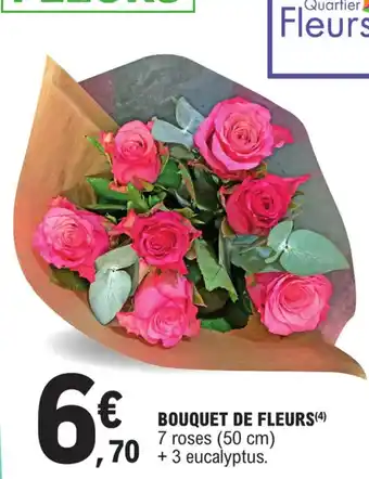 E.Leclerc BOUQUET DE FLEURS(4) offre