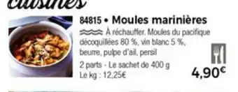 Thiriet Moules marinières offre