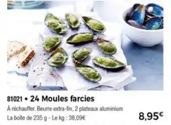 Thiriet 24 Moules farcies offre