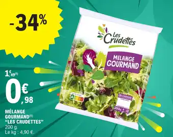 E.Leclerc MÉLANGE GOURMAND(5) "LES CRUDETTES" offre