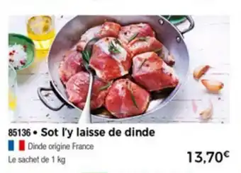 Sot l'y laisse de dinde