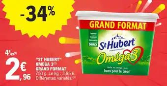 E.Leclerc "ST HUBERT" OMEGA 3(2) GRAND FORMAT offre