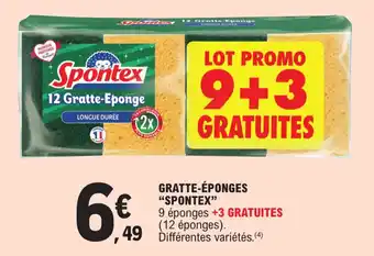 E.Leclerc GRATTE-ÉPONGES "SPONTEX" offre