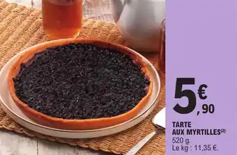 E.Leclerc TARTE AUX MYRTILLES(2) offre