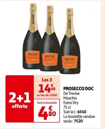 Auchan Supermarché Maschio PROSECCO DOC offre