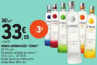 E.Leclerc VODKA ARÔMATISÉE "CÎROC" offre