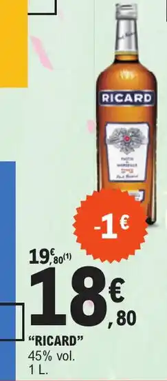 E.Leclerc "RICARD" offre