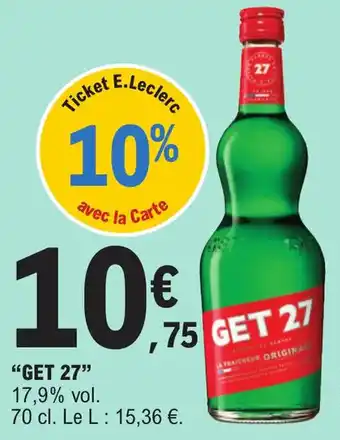 E.Leclerc "GET 27" offre