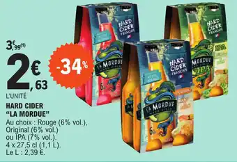 E.Leclerc HARD CIDER MORDUE "LA MORDUE" offre