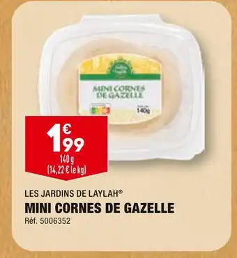 ALDI LES JARDINS DE LAYLAH MINI CORNES DE GAZELLE offre