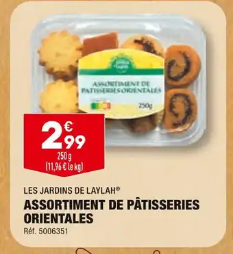 ALDI LES JARDINS DE LAYLAH ASSORTIMENT DE PÂTISSERIES ORIENTALES offre