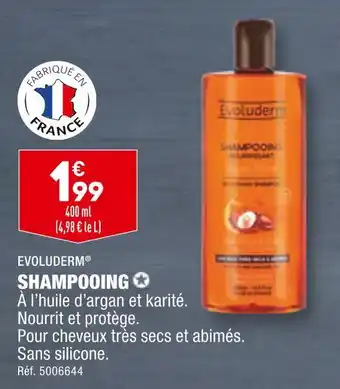 ALDI EVOLUDERM SHAMPOOING offre