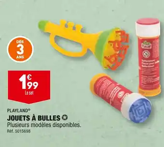 ALDI PLAYLAND JOUETS À BULLES offre