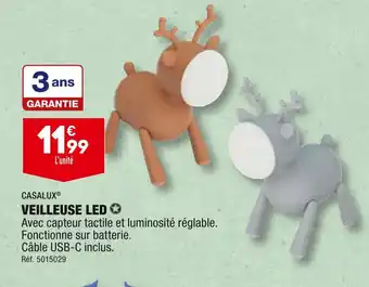 ALDI CASALUX VEILLEUSE LED offre