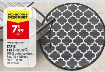 ALDI HOME CREATION TAPIS EXTÉRIEUR offre