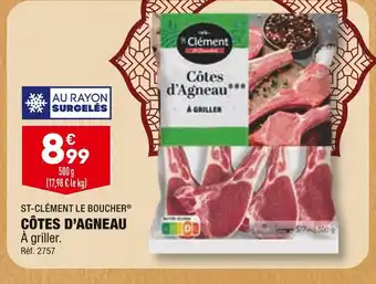 ALDI ST-CLÉMENT LE BOUCHER CÔTES D’AGNEAU offre