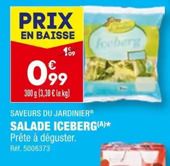 ALDI SAVEURS DU JARDINIER SALADE ICEBERG offre