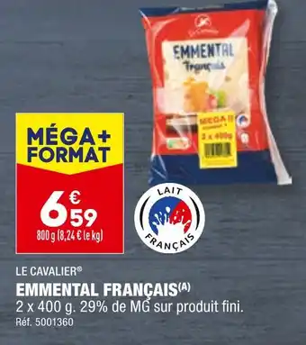 ALDI LE CAVALIER EMMENTAL FRANÇAIS offre