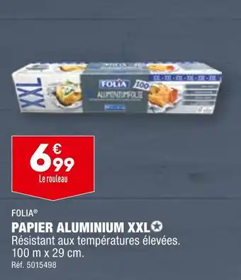 ALDI FOLIA PAPIER ALUMINIUM XXL offre