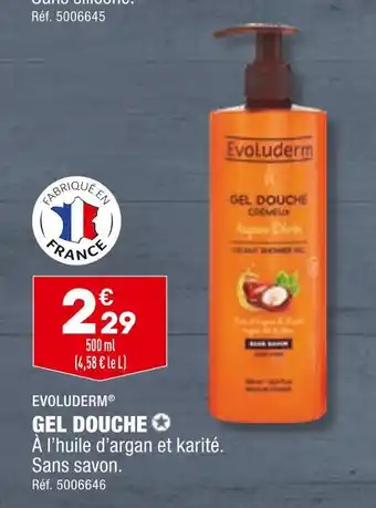 ALDI EVOLUDERM GEL DOUCHE offre