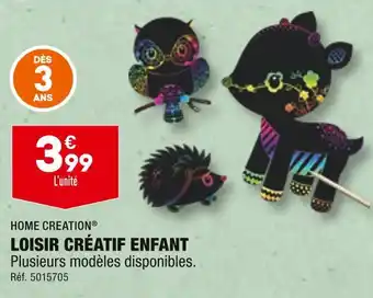 ALDI HOME CREATION LOISIR CRÉATIF ENFANT offre