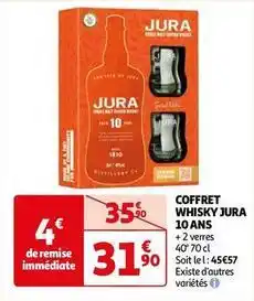 Auchan Jura - coffret whisky 10 offre