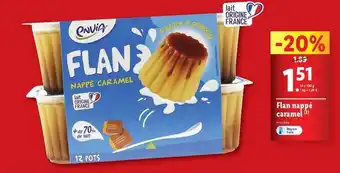 Lidl Envia - flan nappe caramel offre