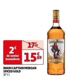 Auchan Captain morgan - rhum spiced gold offre