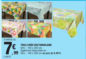E.Leclerc TOILE CIRÉE RECTANGULAIRE offre