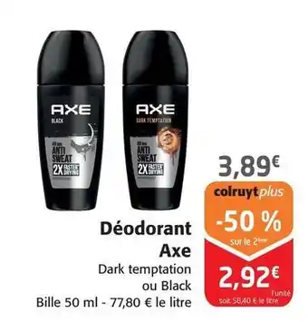 Colruyt Axe - déodorant offre