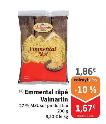 Valmartin - emmental râpé