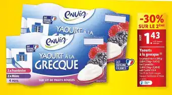 Lidl Envia - yaourts a la grecque offre