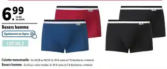 Lidl Dim - boxers homme offre