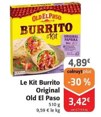 Colruyt Old el paso - le kit burrito original offre