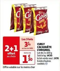 Vico - curly cacahuète l'original