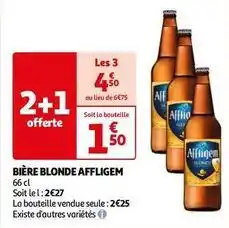 Auchan Affligem - bière blonde offre