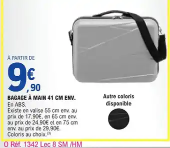 E.Leclerc BAGAGE À MAIN 41 CM ENV. En ABS. offre