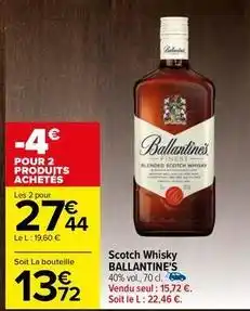 Carrefour Whisky offre