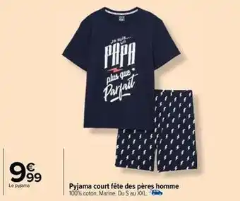 Carrefour Pyjama homme offre