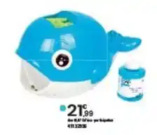 JouéClub Cap loisirs - machine a bulles baleine offre