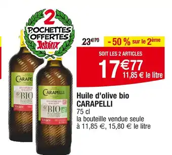 CARAPELLI Huile d’olive bio