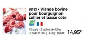 Thiriet Viande Bovine Pour Bourguignon Collier Et Basse Cote offre