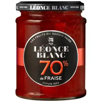 Auchan Confiture De Fraise 70% Léonce Blanc offre
