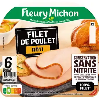 Auchan Filet De Poulet Rôti Fleury Michon offre